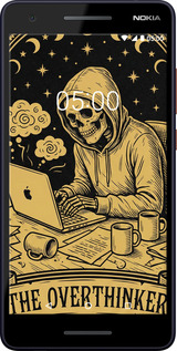 Силіконовий чехол The Overthinker для Nokia 2.1 - 6774u-1532 изображение 