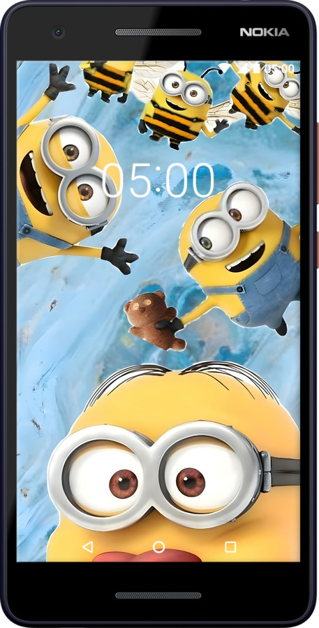 Силіконовий чехол Миньоны для Nokia 2.1 - 6386u-1532 изображение 