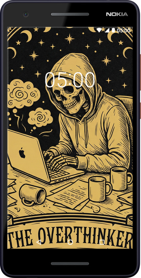 Силіконовий чехол The Overthinker для Nokia 2.1 - 6774u-1532 изображение 