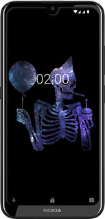 Силиконовый чехол Скелетное искусство для Nokia 2.2 - 6536u-1706 изображение 