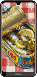 Силиконовый чехол Vintage Sardine Tin Phone для Nokia 2.2 - 6772u-1706 изображение 