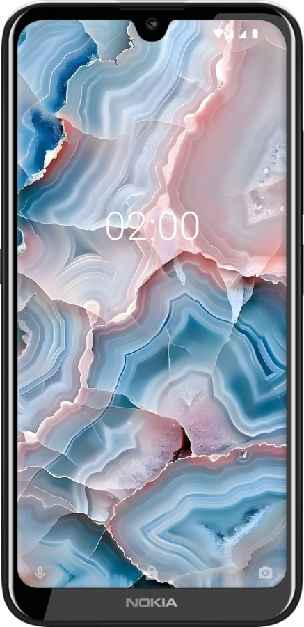 Силіконовий чехол Мрамор для Nokia 2.2 - 6306u-1706 изображение 