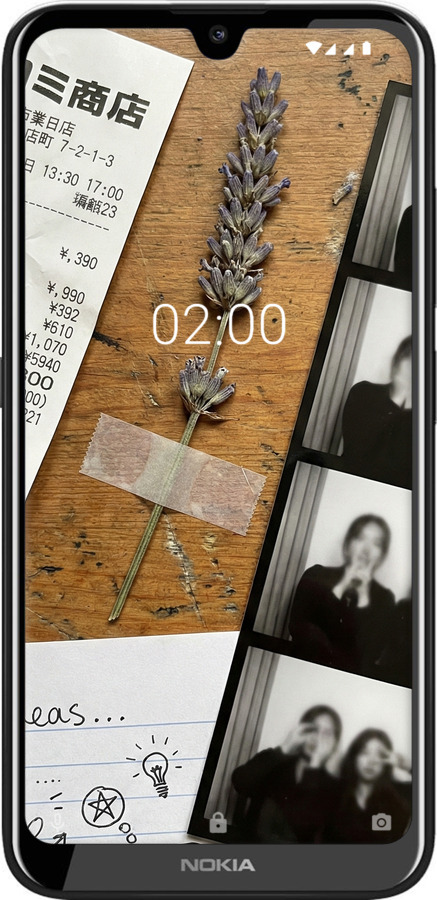 Силиконовый чехол Aesthetic Scrapbook Collage для Nokia 2.2 - 6773u-1706 изображение 