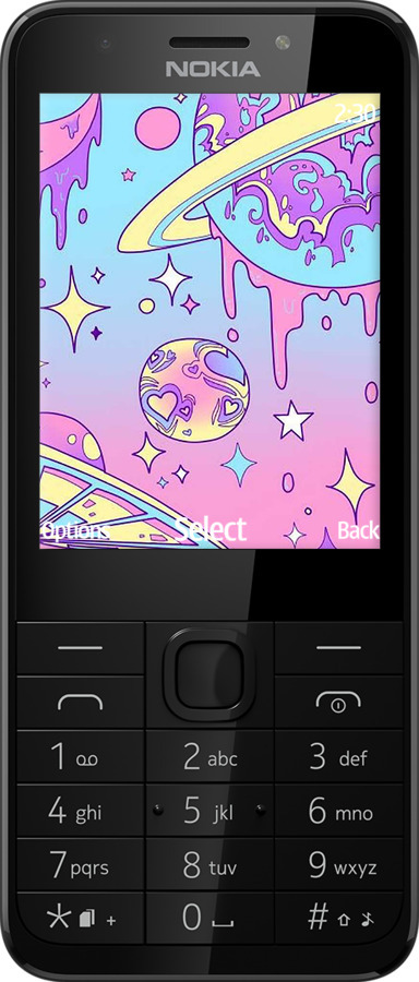 Силіконовий чехол Рожева галактика для Nokia 230 - 4146u-339 изображение 