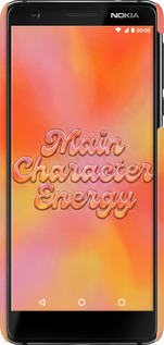 3D пластиковий матовий чехол Aura Gradient Main Character Energy Aesthetic Y2K для Nokia 3.1 - 6783m-1530 изображение 