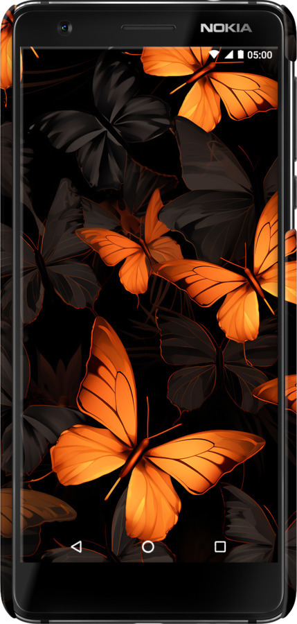 3D пластиковий матовий чехол Чохол для телефону для Nokia 3.1 - 5956m-1530 изображение 
