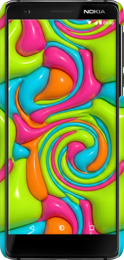 3D пластиковый матовый чехол Y2K Jelly Dream для Nokia 3.1 - 6780m-1530 изображение 