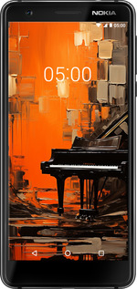 Силиконовый чехол Чехол для телефона Оранжевый Рояль для Nokia 3.1 - 5937u-1530 изображение 