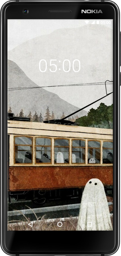 Силиконовый чехол Призрак 2 для Nokia 3.1 - 6247u-1530 изображение 