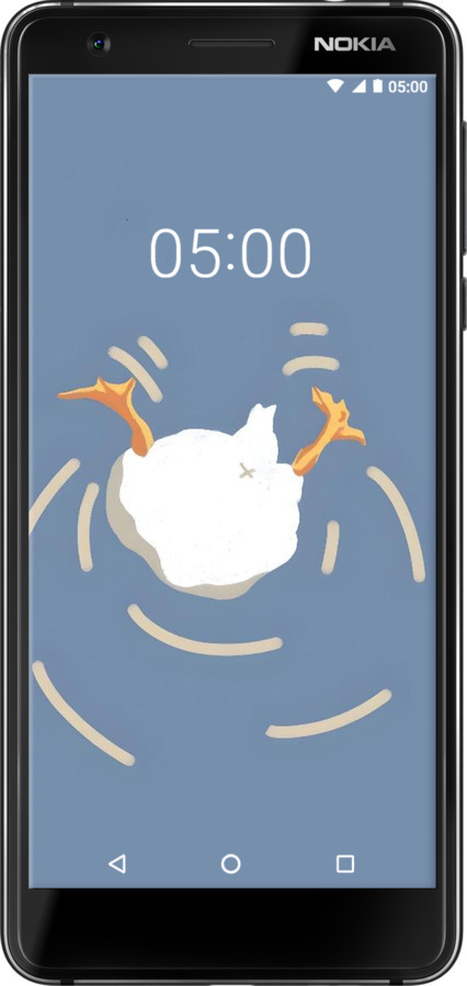 Силіконовий чехол Гусь ныряет для Nokia 3.1 - 6275u-1530 изображение 