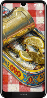 Силиконовый чехол Vintage Sardine Tin Phone для Nokia 3.2 - 6772u-1705 изображение 