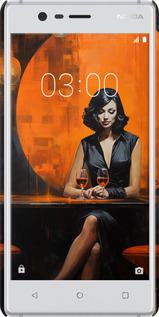 3D пластиковий матовий чехол Чохол для телефону для Nokia 3 - 5963m-818 изображение 