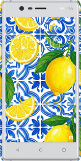 3D пластиковий матовий чехол Grocery Girl Italian Summer для Nokia 3 - 6766m-818 изображение 