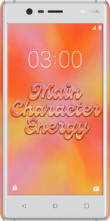 3D пластиковый матовый чехол Aura Gradient Main Character Energy Aesthetic Y2K для Nokia 3 - 6783m-818 изображение 