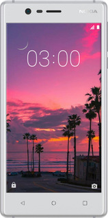 Силиконовый чехол Пальмы для Nokia 3 - 5873u-818 изображение 