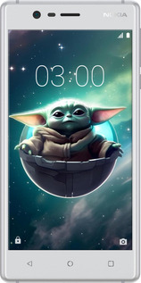 2D пластиковый чехол Малышь йода для Nokia 3 - 6294t-818 изображение 