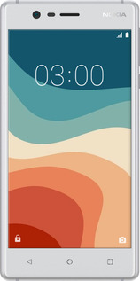 2D пластиковый чехол В стиле ретро с волнами для Nokia 3 - 6531t-818 изображение 