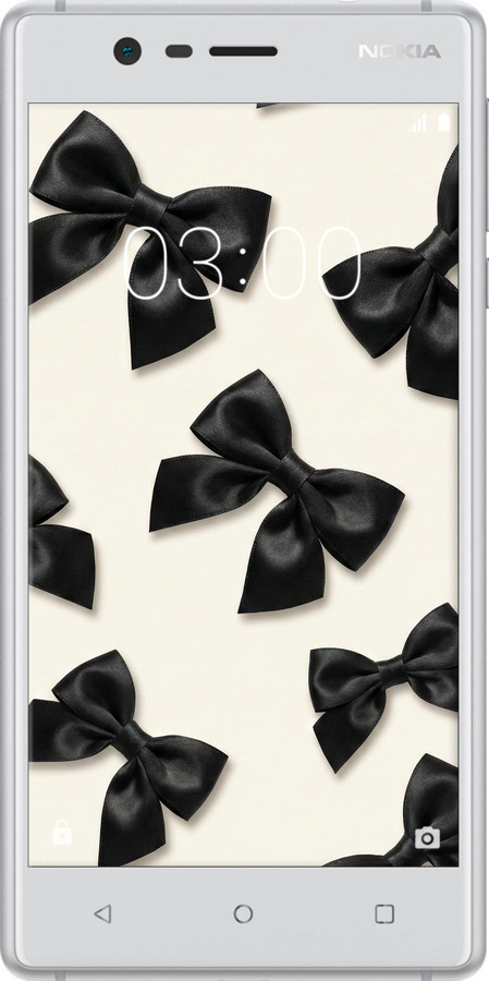Силіконовий чехол Dark Coquette для Nokia 3 - 6765u-818 изображение 