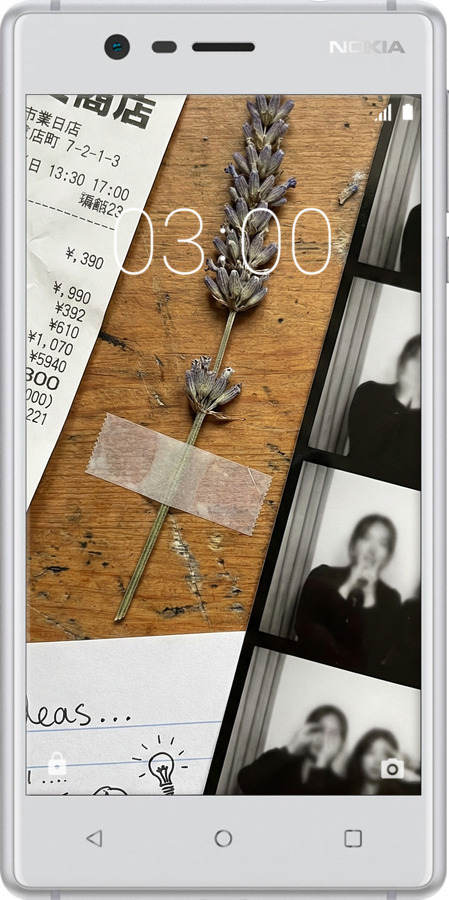 Силиконовый чехол Aesthetic Scrapbook Collage для Nokia 3 - 6773u-818 изображение 