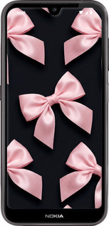 Силиконовый чехол Coquette Ribbons Dark Coquette для Nokia 4.2 - 6767u-1680 изображение 
