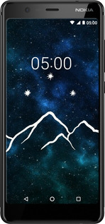 Силіконовий чехол Гори та зірки намальовані на тлі галактики для Nokia 5.1 - 6490u-1529 изображение 