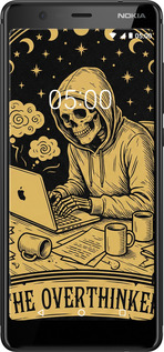 Силиконовый чехол The Overthinker для Nokia 5.1 - 6774u-1529 изображение 