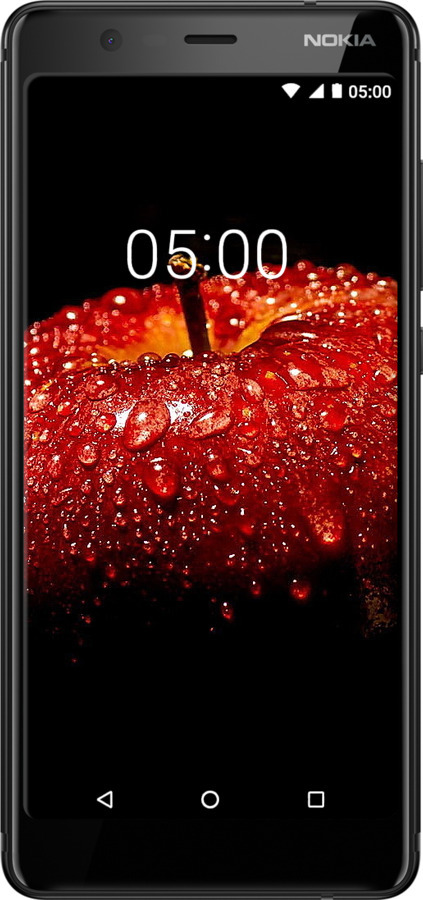 Силиконовый чехол Яблоко для Nokia 5.1 - 6022u-1529 изображение 