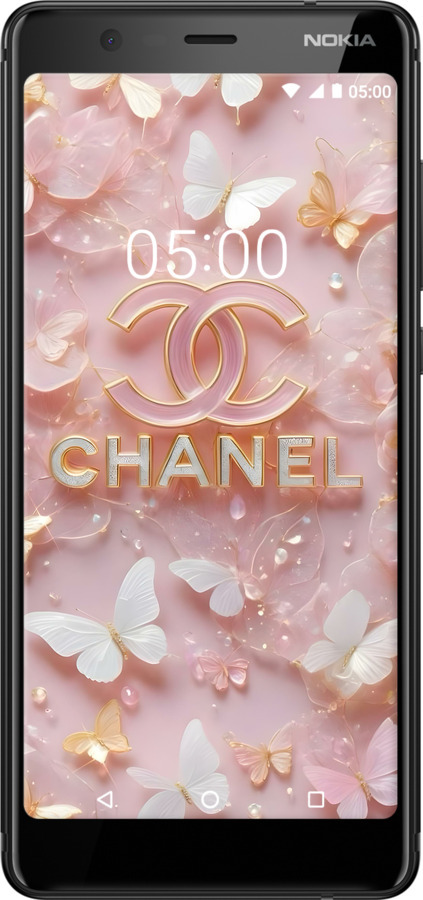 Силиконовый чехол Шанель для Nokia 5.1 - 6366u-1529 изображение 