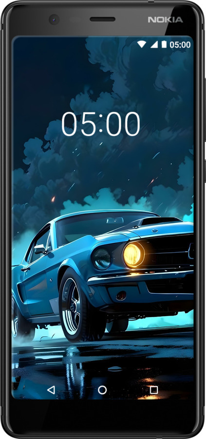 Силіконовий чехол Форд мустанг для Nokia 5.1 - 6374u-1529 изображение 