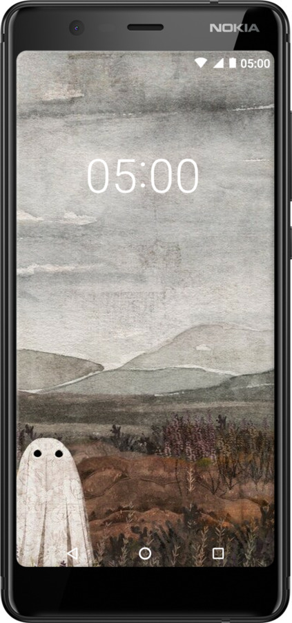 Силіконовий чехол Самотій привид на фоні гір для Nokia 5.1 - 6486u-1529 изображение 