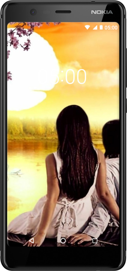 Силіконовий чехол Sunset для Nokia 5.1 - 6607u-1529 изображение 