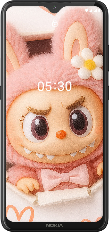 Силіконовий чехол Лабубу 2 для Nokia 5.3 - 6710u-2102 изображение 