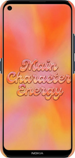 3D пластиковый матовый чехол Aura Gradient Main Character Energy Aesthetic Y2K для Nokia 5.4 - 6783m-2279 изображение 