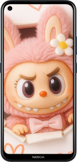 Силіконовий чехол Лабубу 2 для Nokia 5.4 - 6710u-2279 изображение 