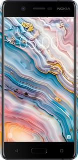 3D пластиковий матовий чехол Мрамор красивый для Nokia 5 - 6376m-804 изображение 