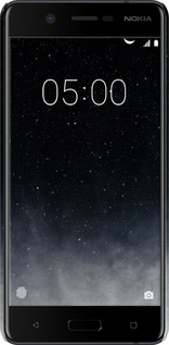 3D пластиковый матовый чехол Сині хмари, Синій місяць для Nokia 5 - 6396m-804 изображение 
