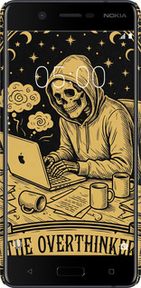 3D пластиковый матовый чехол The Overthinker для Nokia 5 - 6774m-804 изображение 