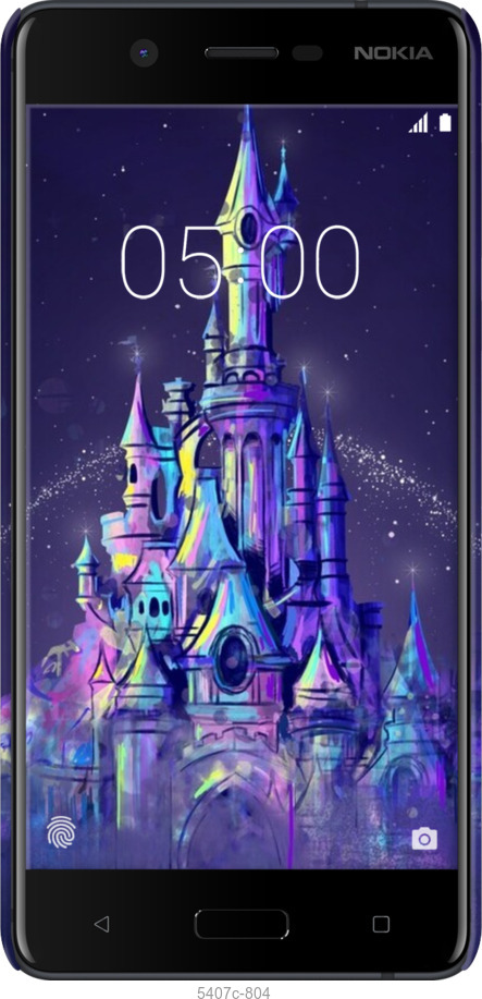 3D пластиковий матовий чехол № 5407 для Nokia 5 - 5407m-804 изображение 