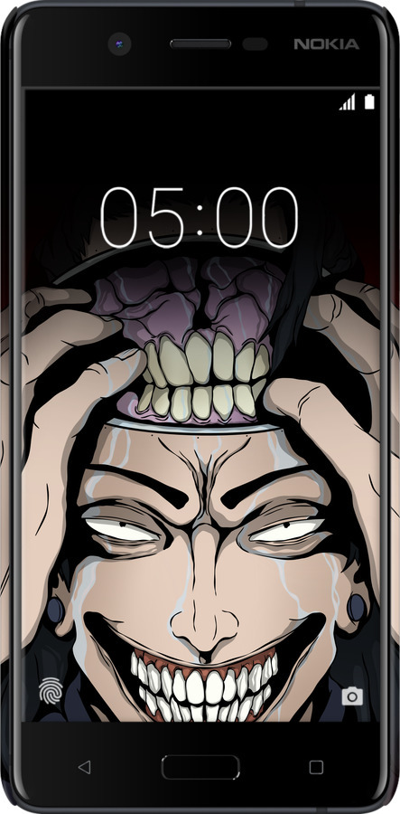 3D пластиковый матовый чехол Магическая Битва Kenjaku для Nokia 5 - 6151m-804 изображение 