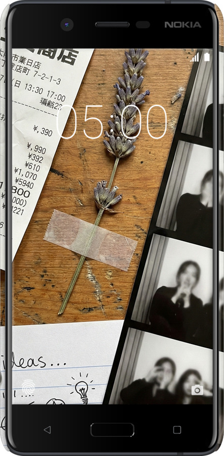 3D пластиковый матовый чехол Aesthetic Scrapbook Collage для Nokia 5 - 6773m-804 изображение 