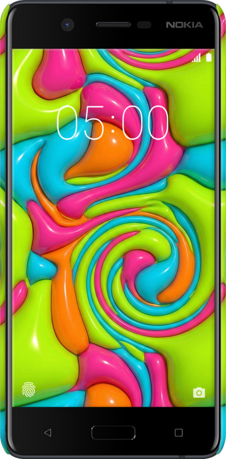 3D пластиковый матовый чехол Y2K Jelly Dream для Nokia 5 - 6780m-804 изображение 