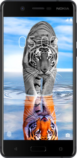 Силиконовый чехол Тигр для Nokia 5 - 6016u-804 изображение 
