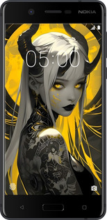 Силиконовый чехол Аниме демон 2 для Nokia 5 - 6309u-804 изображение 