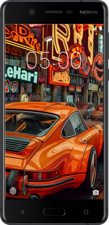 Силіконовий чехол Порше для Nokia 5 - 6334u-804 изображение 