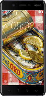 Силіконовий чехол Vintage Sardine Tin Phone для Nokia 5 - 6772u-804 изображение 