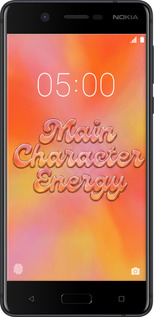 Силиконовый чехол Aura Gradient Main Character Energy Aesthetic Y2K для Nokia 5 - 6783u-804 изображение 