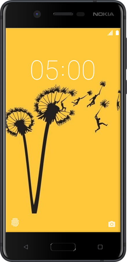 Силіконовий чехол Мінімалізм кульбаби для Nokia 5 - 6449u-804 изображение 