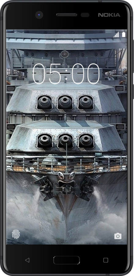 Силіконовий чехол Лінкор, world of tanks, wargaming, військовий корабель для Nokia 5 - 6453u-804 изображение 