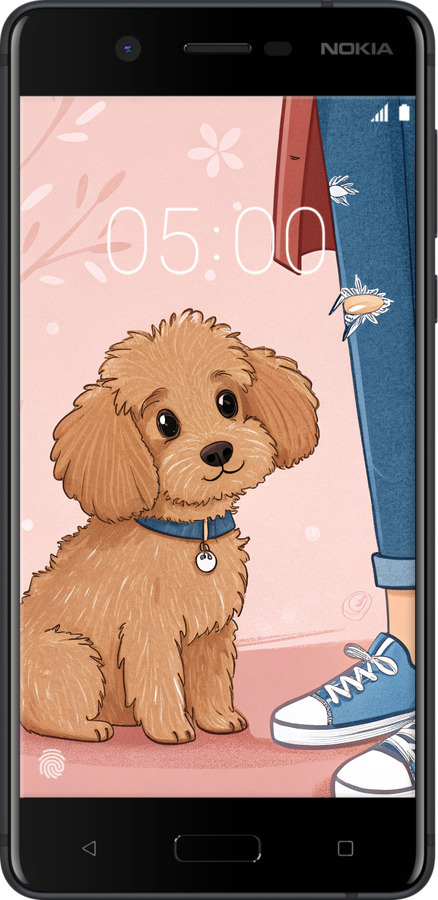 Силиконовый чехол Мальтипу 3 для Nokia 5 - 6706u-804 изображение 