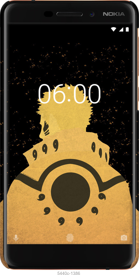 3D пластиковый матовый чехол № 5440 для Nokia 6.1 - 5440m-1628 изображение 
